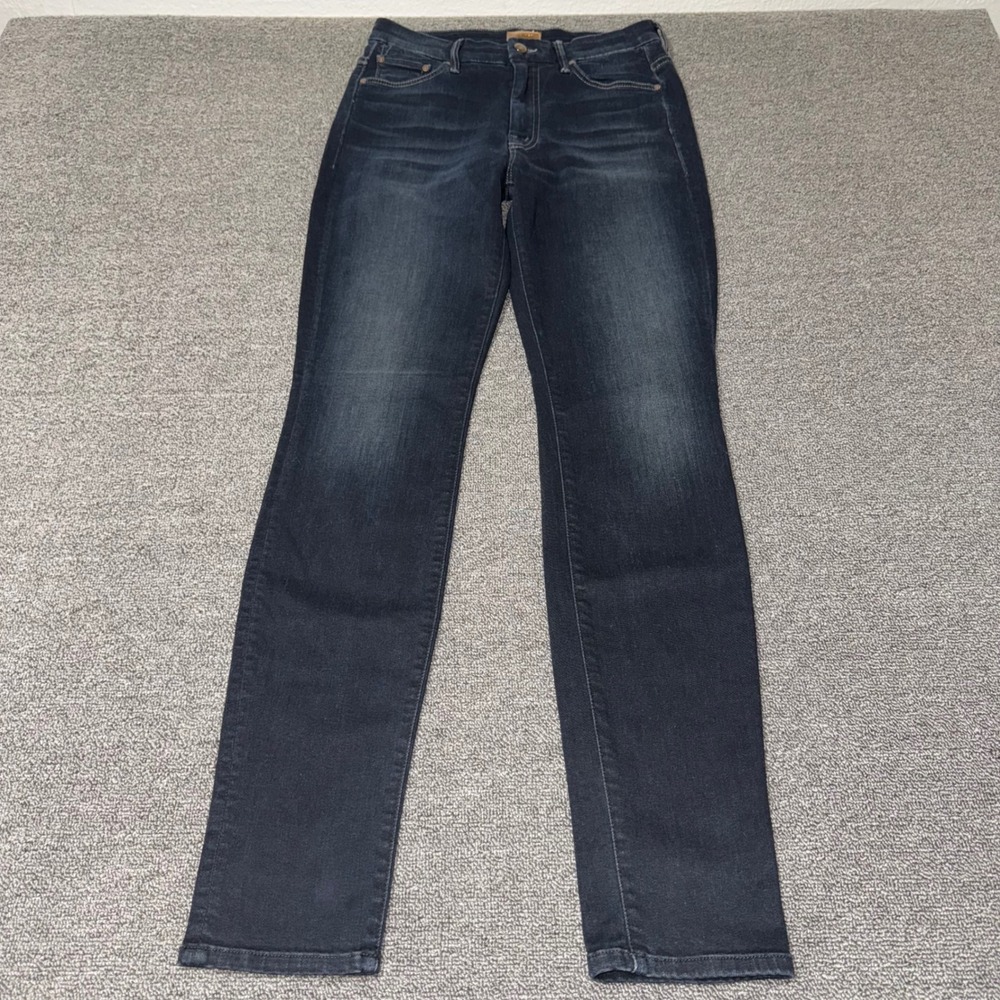 Mother High Waisted Looker Jeans Coffee Tea or Me Dark Wash Skinny Women's Sz 27